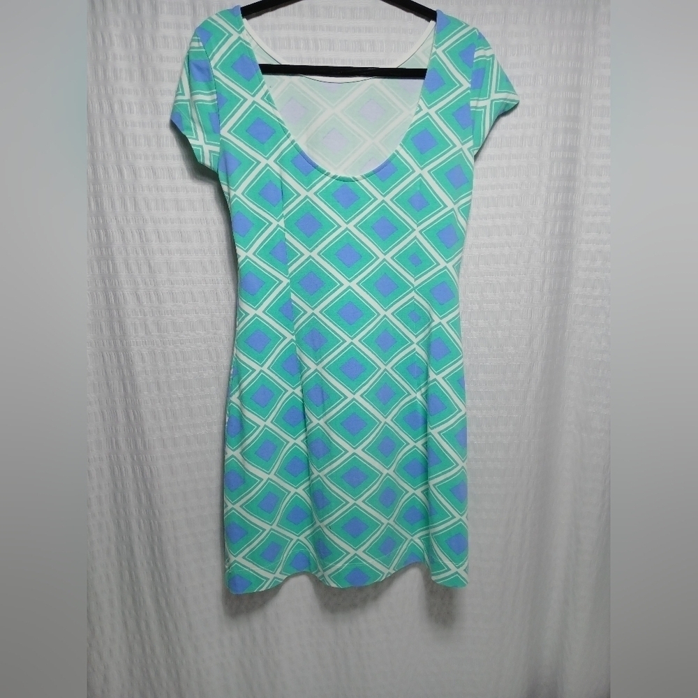 Mahi Gold Born On The Beach Cotton Mini Dress. Size S - Picture 2 of 4